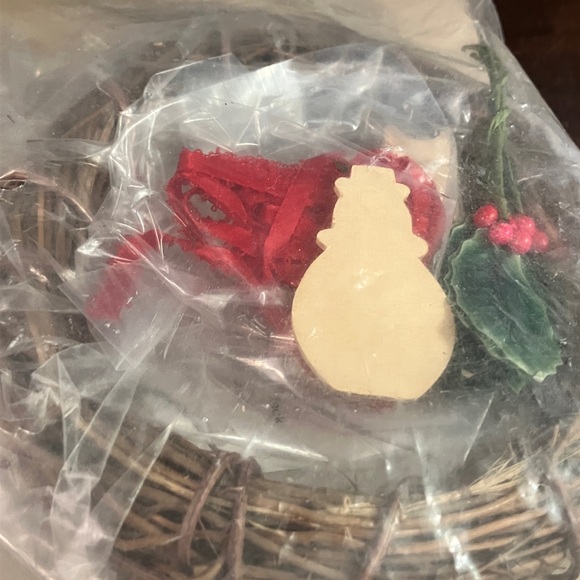 Vintage "Wreaths Unlimited" Merry Christmas 6" Twig Wreath Kit CKIT321 Unused - Picture 5 of 7
